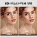 LOOKAVE Liquid Foundation Long Lasting Full Coverage Matte Cream CC Foundation Makeup Concealer Natural Liquid Base Moisturizing