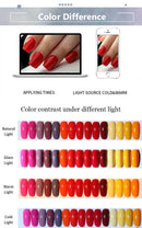 LILYCUTE 7ml Metallic Red Gel Nail Polish Winter Bright Chrome Glitter Mirror Enamel Gel Semi Permanent UV Soak Off Nail Art