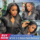 200% Real Density Body Wave ≥98% Human Hair Wig 13x6 HD Transparent Lace Front Wigs For Women 13x4 360 Pre Plucked Lace Frontal
