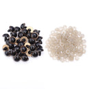 50Pcs/Lot 8-20mm Plastic Eyeball Doll Accessories Black Plush Safety Eyes For DIY Crafts Funny Toy Eyes Animal Gifts Decoration