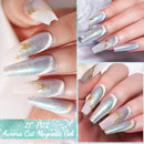 LILYCUTE 7ml Auroras Cat Magnetic Gel Nail Shining Glimmer Crystal Gel Polish Semi Permanent Soak Off UV Gel Nail Art Varnish