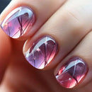 24Pcs Fashion Fake Nails Press on Short Square Head False Nail Art Black Starlit Sky Design Artifical Full Cover Nail Tips