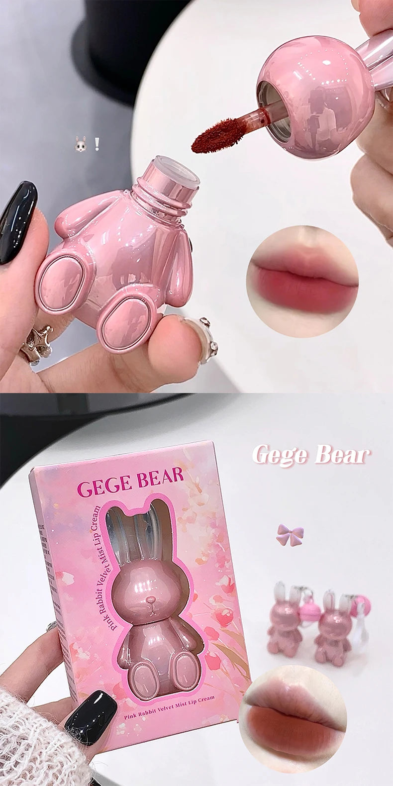 Pink Rabbit Velvet Matte Lip Cream