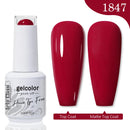 Arte Clavo Red Series Nail Polish Party Colors Gel Varnishes All For Nails Soak Off UV LED Semi Permanent Nail Art Remover Gel