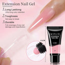 LILYCUTE 10ML Clear Nail Extension Gel Nail Polish Vernish Pink White Gel Semi Permanent Soak Off Nail Art UV LED Varnish Nail