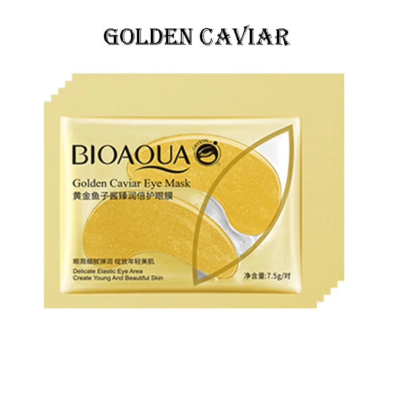 10pcs Bioaqua Collagen Eye Mask Anti Dark Circles skincare Masks Eye Patches Under Eye Bags Korean Skin Care Products