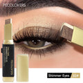 Double Color Eyeshadow Stick Glitter Highlight Shadow Stick Eye Makeup Waterproof Lasting Shimmer Metallic Eyeshadow Makeup