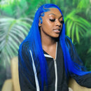 Colored Straight Virgin Human Hair Bundles Blue/Yellow/Red/Green Virgin Raw Hair Brazilian Weaving 1/2/3 Pcs Deals 10-30 Inches