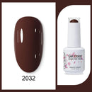 Clou Beaute 15ml Red Black White Green Neon Gel Nail Polish Base Top Coat Velvet Top 400 Colors Semi Permanent Gel Nail Varnish