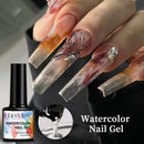 LILYCUTE 7ML Watercolor Nail Gel Peelable Base Gel Polish Function Nail Semi Permanent Soak Off UV Gel Nail Art Manicure Varnish