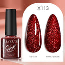 LILYCUTE 7ML Red Color Series Nail Gel DIY Nail Art Semi Permanent UV Gel Polish Long Lasting Design Manicure Supplies