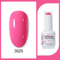 Clou Beaute 15ml Red Black White Green Neon Gel Nail Polish Base Top Coat Velvet Top 400 Colors Semi Permanent Gel Nail Varnish