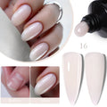 LILYCUTE 15ml Milk White Quick Extension Gel Nail Polish Soak Off UV LED Pink Gel Nail Polish Construction Gel For Fake Nail
