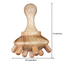 Wood Therapy Massage Tool Lymphatic Drainage Massager Wooden Therapy Cup Mushroom Massager Anti Cellulite Fascia Massage Roller