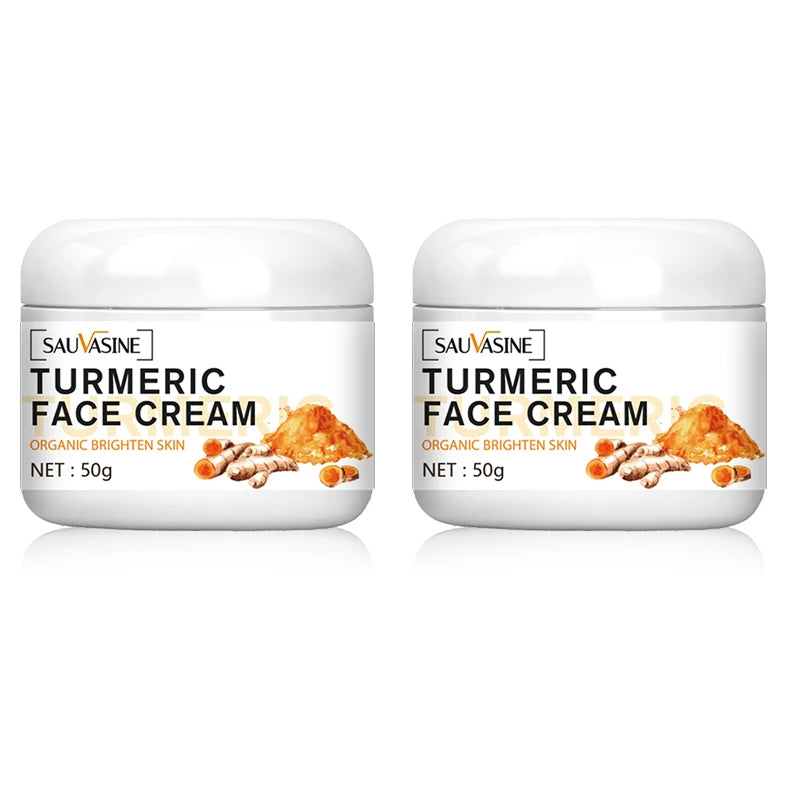 Whitening Turmeric Face Cream Anti Aging Serum Birghten Facial Anti-Wrinkle Reduce Fine Lines Acne Drak Spot Remover Skin Care