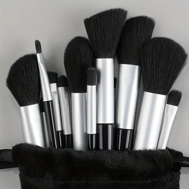 NEW13PCS Makeup Brush Set Eye Shadow Highlighter Concealer Brush Blush Loose Powder Brush Blending Soft Fluffy Women Beauty Tool