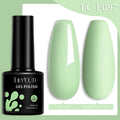 LILYCUTE Dark Grey Matte Color Series Gel Nail Polish Winter Long Lasting Full Coverage Manicure Soak Off Nails Art Gel Varnish