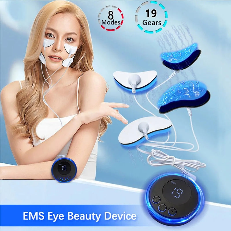 EMS Facial Massager Eye Face Lift Skin Tightening Anti-Wrinkle V-Shaped Face Muscle Stimulator Beauty Device