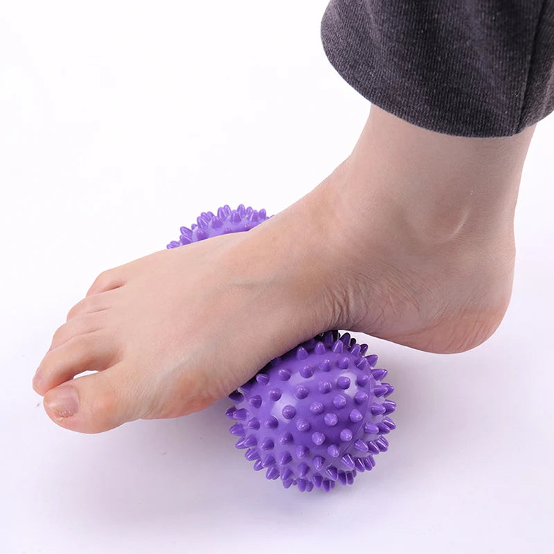 Foot Massage Roller Peanut Spiky Ball Myofascial Balls Massager For Plantar Fasciitis Mobility Neck Back Foot Massage