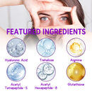 1 Pair Micro-needle Eye Patch Mask Anti-Wrinkle Patches with Collagen for Deep Hydration to Smooth Crow's Feet and Puffy Eyes