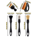 4-5PCS Car Detailing Brush Set Air Conditioning Vent Clean Crevice Sweep Dust Duster Auto Interior with Brush Car Wash Tool Set