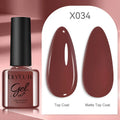 LILYCUTE 7ML Red Color Series Nail Gel DIY Nail Art Semi Permanent UV Gel Polish Long Lasting Design Manicure Supplies