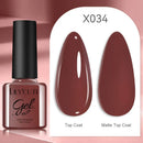 LILYCUTE 7ML Red Color Series Nail Gel DIY Nail Art Semi Permanent UV Gel Polish Long Lasting Design Manicure Supplies