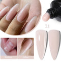 LILYCUTE 15ml Milk White Quick Extension Gel Nail Polish Soak Off UV LED Pink Gel Nail Polish Construction Gel For Fake Nail