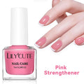 LILYCUTE 7ML Nail Care Polish Milky White Pink Strengthener Effect Long Lasting Care Polish Varnish Fast Drying No Need Lamp