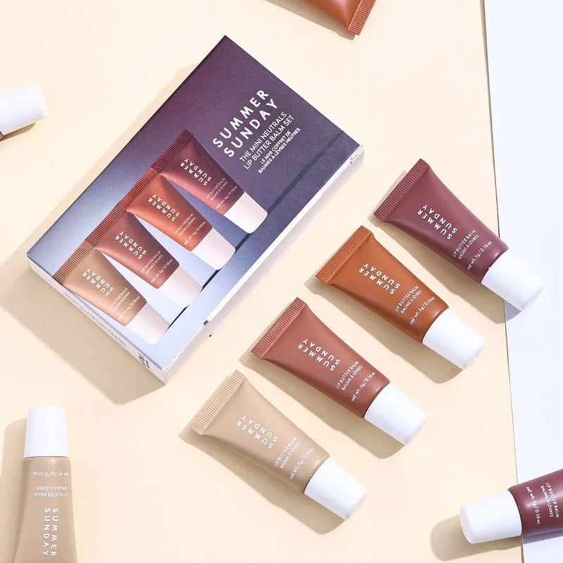 4pcs Summer Lip Glaze Set