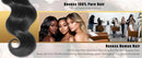 100% Unprocessed Virgin Brazilian Human Hair Bundles Natural Black Color 30 32 Inch Body Wave 3/4 Bundles Raw Hair Extensions 16A Remy Pure Human HairBundle