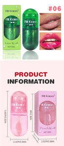 Mini Capsule Color Change Lip Gloss Lip Oil Makeup Glitter Moisturizing Transparent Shiny Glossy Nutritious Liquid Lipstick