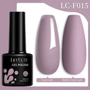LILYCUTE 7ML Nail Gel Polish Full Coverage Manicure No Wipe Top Coat Base Coat Primer Soak Off LED UV Gel Nail Art Gel Varnish