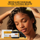 Healthy hair results using Thickening Spray Hair Mask Batana Conditioner