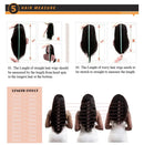200 Density Deep Wave Human Hair Lace Front Wig 13x6 Hd Transparent Lace Frontal Wig 13x4 Curly Pre Plucked Lace Wigs For Women