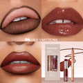 1set, 8 colors lip liner lipstick combo, long-lasting moisturizing, easy to apply, comes with a pencil sharpener, gift for women