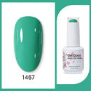 Clou Beaute 15ml Red Black White Green Neon Gel Nail Polish Base Top Coat Velvet Top 400 Colors Semi Permanent Gel Nail Varnish