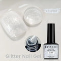 LILYCUTE 7ml Glitter Nail Gel Polish Sequins Colorful Shinning Gel Varnish Nail Art Semi Permanent Soak off Manicure UV LED Gel