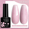 LILYCUTE 7ML Nail Gel Polish Full Coverage Manicure No Wipe Top Coat Base Coat Primer Soak Off LED UV Gel Nail Art Gel Varnish