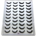 2023 New 20 pairs natural long 3D mink false eyelashes fake lashes makeup kit Mink Lashes extension eye lashes short eyelashes
