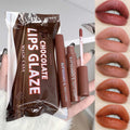 Chocolate five lip glaze set Mist matte lipstick girl student