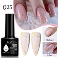 LILYCUTE 7ML Nude Pink Quick Extension Gel Nail Polish Milky Clear Sturcture Hard Enhanced Construction Gel Nail Art Manicure