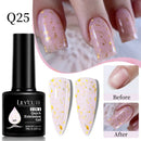 LILYCUTE 7ML Nude Pink Quick Extension Gel Nail Polish Milky Clear Sturcture Hard Enhanced Construction Gel Nail Art Manicure