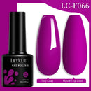 LILYCUTE 7ML Nail Gel Polish Full Coverage Manicure No Wipe Top Coat Base Coat Primer Soak Off LED UV Gel Nail Art Gel Varnish