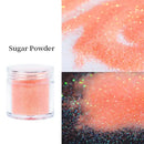 6 Colors Glitter Candy Sugar Sand Loosen Powder Dust Woolen Nail Art Powder 10ml Per Jar