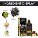 "Healthy hair results using Gray White Hair Turning Black Care"