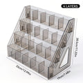 3/4/5/6/7 Layers Acrylic Nail Polish Display Rack Transparent Cosmetic Organizer Multi-layer Simple Mounting Rack Stand Holder