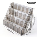 3/4/5/6/7 Layers Acrylic Nail Polish Display Rack Transparent Cosmetic Organizer Multi-layer Simple Mounting Rack Stand Holder