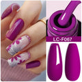LILYCUTE Dark Grey Matte Color Series Gel Nail Polish Winter Long Lasting Full Coverage Manicure Soak Off Nails Art Gel Varnish