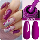 LILYCUTE Dark Grey Matte Color Series Gel Nail Polish Winter Long Lasting Full Coverage Manicure Soak Off Nails Art Gel Varnish